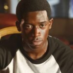 Damson Idris as Franklin Saint with a low taper fade and clean shape-up in Snowfall Damson Idris as Franklin Saint with a low taper fade and clean shape-up in Snowfall