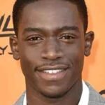 Young Damson Idris in a light gray suit and low taper haircut on the red carpet Young Damson Idris in a light gray suit and low taper haircut on the red carpet