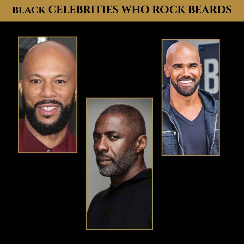 Bald Black Celebrities Who Rock Beards Bald Black celebrities with beards including LeBron James, Kobe Bryant, and Taye Diggs