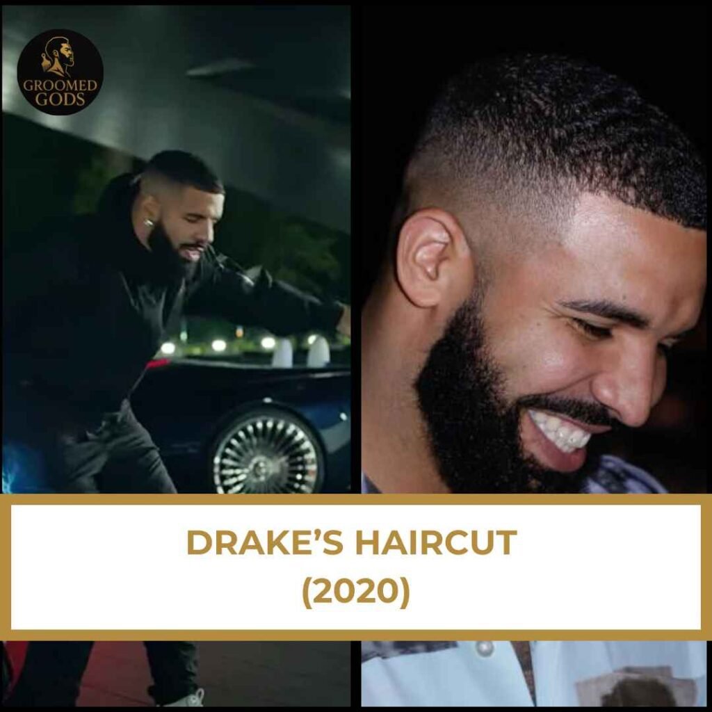 Drake’s Haircut 2020 (High Fade) Drake’s 2020 haircut featuring a sharp high fade and clean beard line