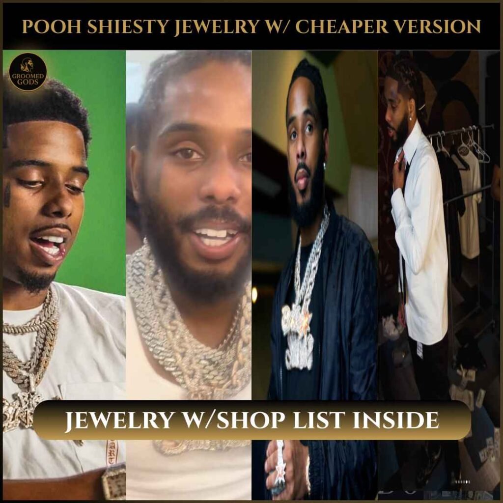 Copy Pooh Shiesty’s Jewelry Collection for Under $297