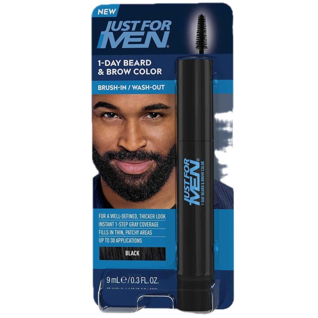 beard dye black men
